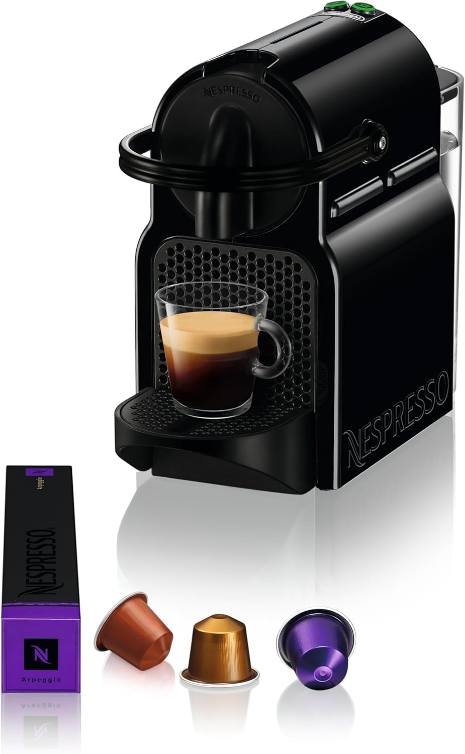 cafetera monodosis color negro Nespresso De´Longhi Inissia EN80.B