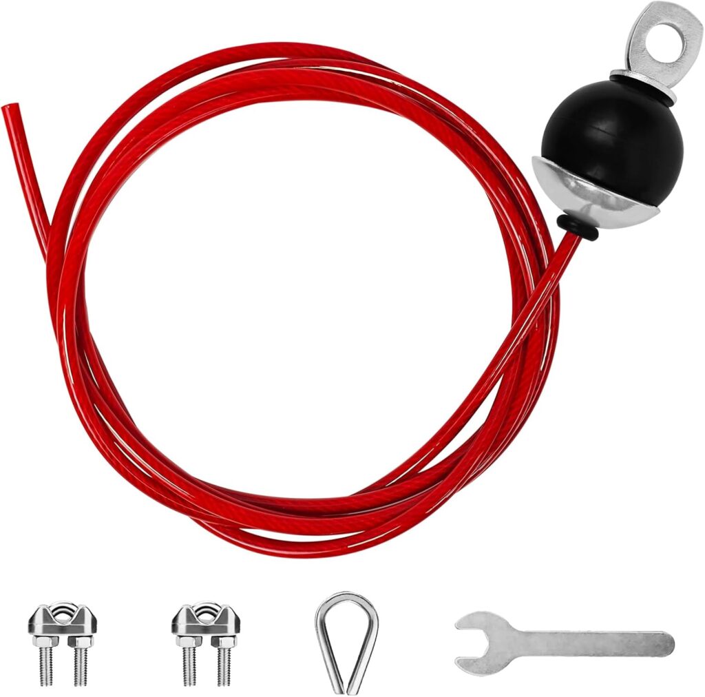 Cable para polea color rojo